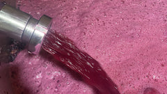 Punch down and pump over of the Pinot Noir